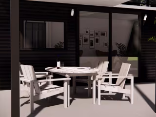 A Container House Rendering Project