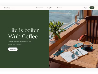 Web Design | AoCoffee