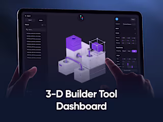 3d Builder Tool Dashboard Design
