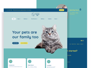 Vet Clinic Website Design