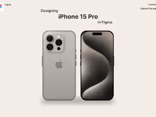 iPhone 15 Pro in Figma