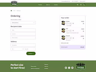 E-commerce for Wood factory 