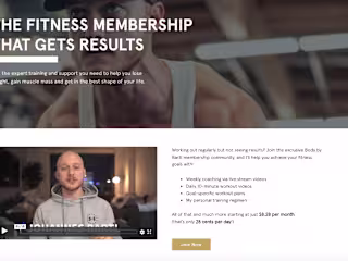 Body by Bartl: Get Started Page