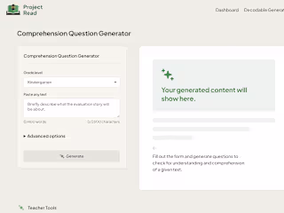 Project Read // Comprehension Question Generator