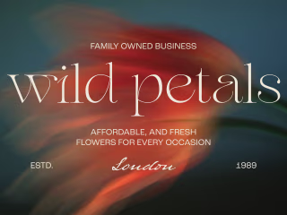 Wild Petals | Brand designer