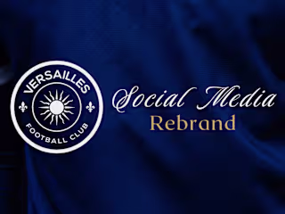 FC Versailles Social Media Rebrand