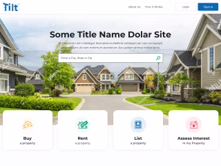 TiltMe - Real Estate Portal