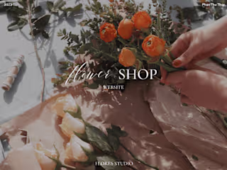 Web and App for Flower Shop Design
