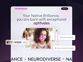 Landing Page UX UI Design