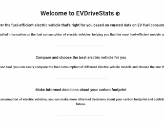 Electric Vehicle Fuel Consumption Stats