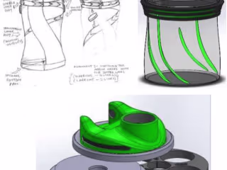 Product development of a tablet injection mechanism.