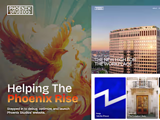 Helping Phoenix Studios Rise • Website Optimizition