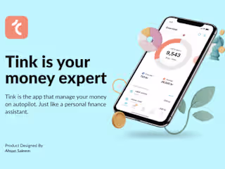 Tink- finance App UI/UX Design