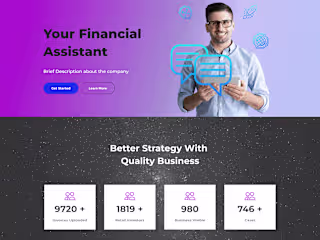 
Financial Advice Website
