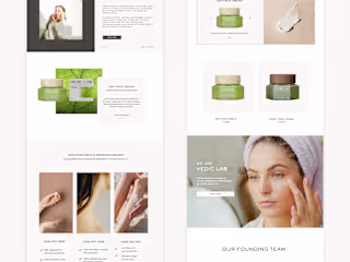 Vedic Lab / UI / UX Design / Social Media Design