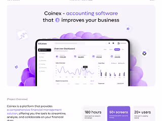 Coinex : UI/UX Design | Accounting Software | Web App