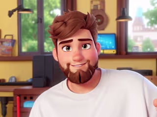 3D Pixar Character
