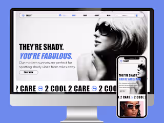 Shady – A Bold & Edgy Wix Studio Template 😎
