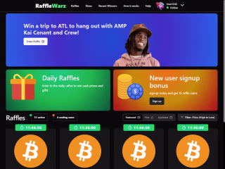 Web3 Raffle website