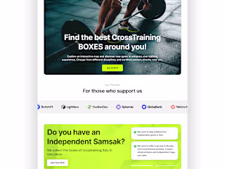 Landing Page GYM Community