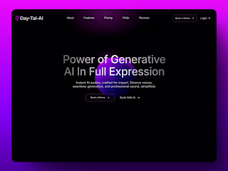 DayTal-AI - Realistic Voice Cloning & Sound Creation