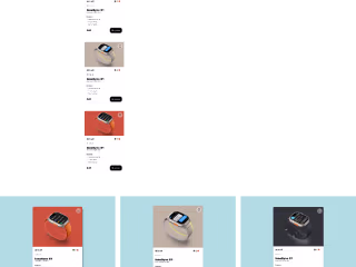 Responsive UI Card Product Design