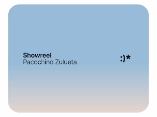 Design Showreel • Pacochino Zulueta