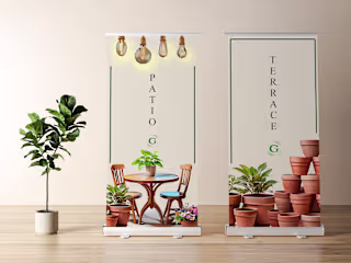 Directional Banners for a Trendy Garden Center - The Greenery