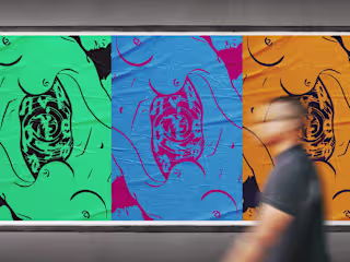 Pop-art posters for fashion project