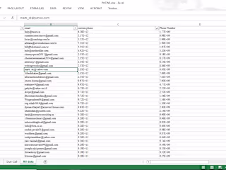 Excel Data Entry