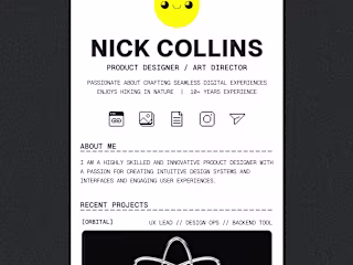 Personal Portfolio Mini Site
