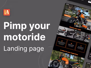 Developing Webflow landing page for Pimp my ride
