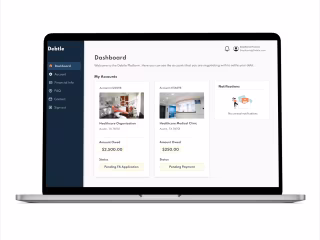 Web App Design for Debtle