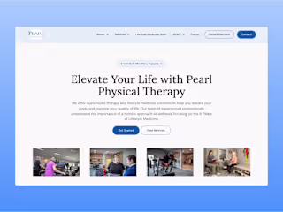 Pearl Physical Therapy - Design & Webflow Development