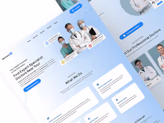 Mediaid | Medical website landing page design