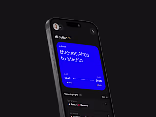 Mobile App & UX UI Design — FlyBook Flight Assistant 