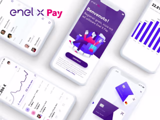 Enel X Pay, Bank App Website | UX UI