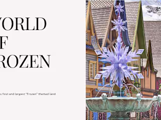 World of Frozen - Disneyland Frozen themed land