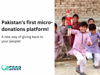 Esaar: Micro-donations platform for emerging markets