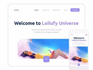 Loilufy website: Where Creativity Meets Functionality