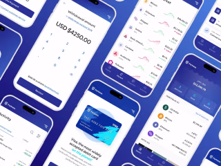 Fortress Trust - Blockchain Mobile App & Dashboard Design