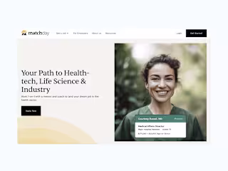 Webflow Development for Healthcare Recruitment Firm