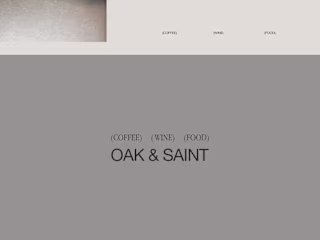 Oak & Saint: Brand & Operations Design