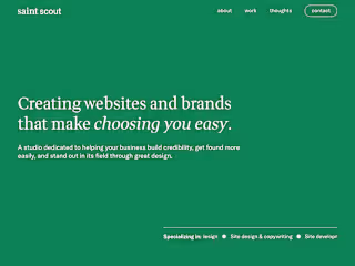 Webflow Development for Saint Scout