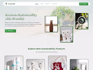 E-Commerce Landing Page Design  
