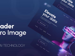 Artificial Intelligence Website Header Design, Banner