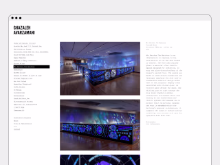 Artist Website 👩‍🎨