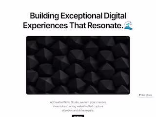 CreativeWave Studio | Premier Web Design & Development Agency