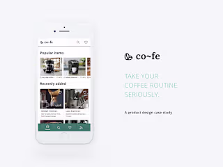 co~fe App - A product design case study