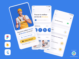 Handyman services - Mobile App Design